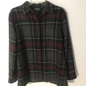Ralph Lauren plaid overcoat